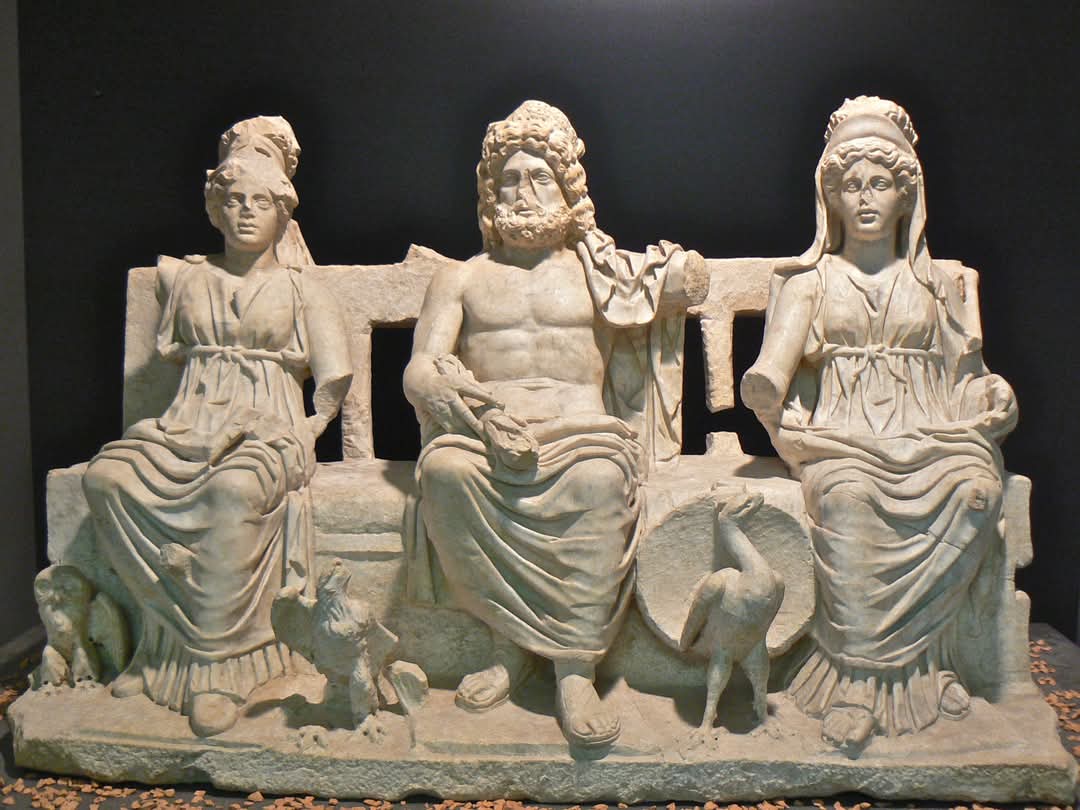 Antico reperto romano custodito presso il Museo Lanciani di Montecelio